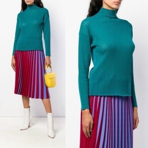 Molli Pointelle Knit Sweater Lightweight Italian Wool Folie Jumper Quiet Luxury